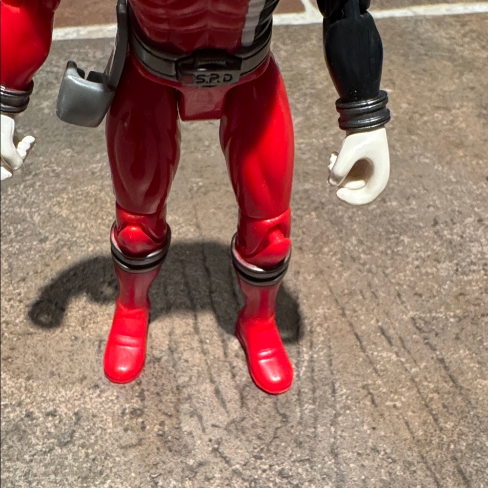 Power Rangers S.P.D. Red Ranger 6” Action Figure 2004 MMPR Bandai As Seen - Picture 3 of 7